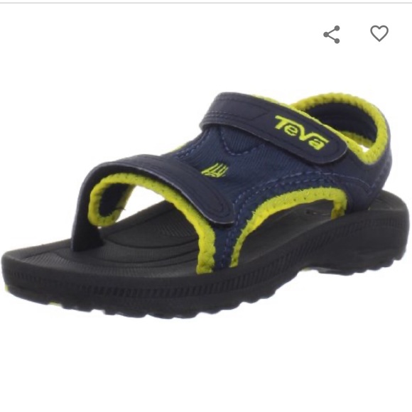 Teva | Psyclone 2 Toddler Sandals Navy Yellow 12 - Picture 2 of 8